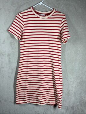 Amour Vert Striped T-shirt Dress Size S Organic Cotton Nautical Classic French
